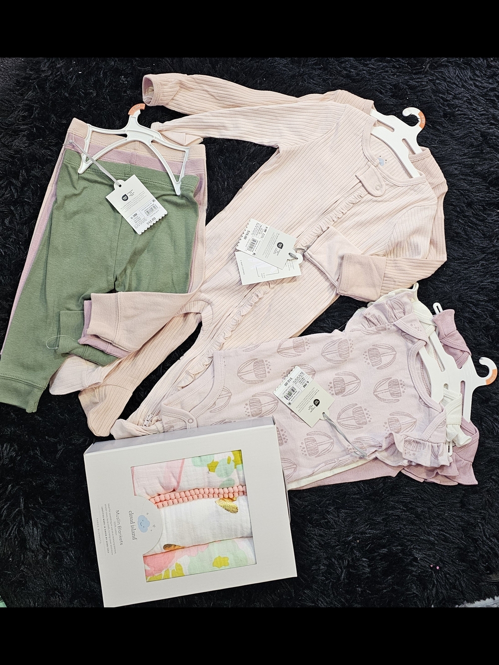 Cloud Island Baby Girl Bundle